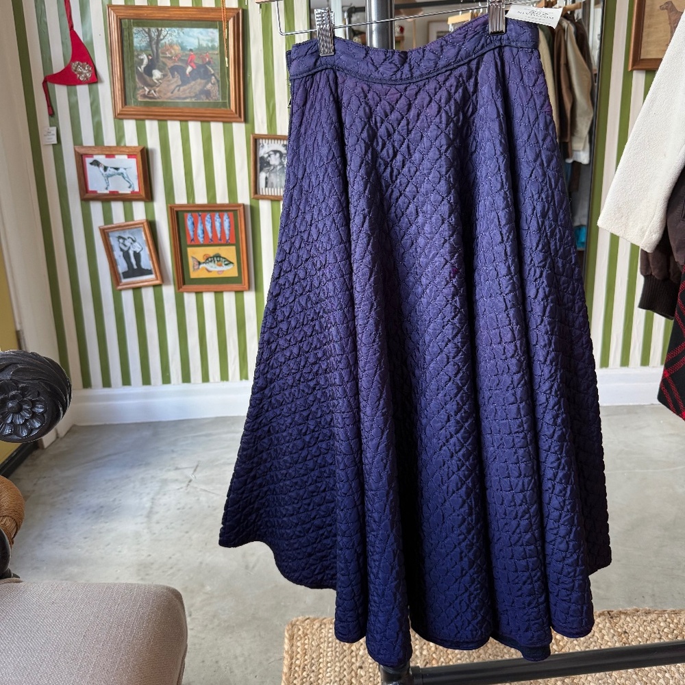 Vintage Purple Quilt Skirt
